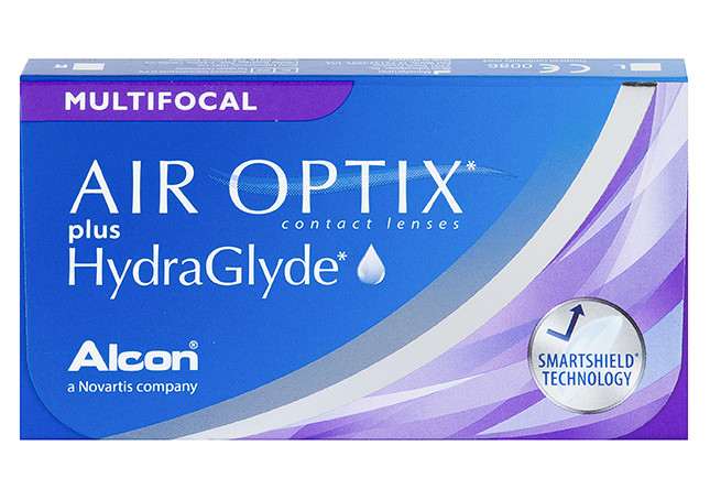 Air Optix Plus Hydraglyde Multifocal (3 lentilles)